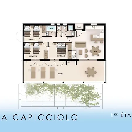 Valinco Capicciolo Vue-proche Mer-piscines Villa *